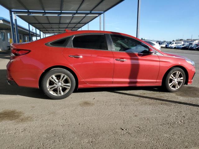 5NPE34AF6KH769633 - 2019 HYUNDAI SONATA LIMITED RED photo 3