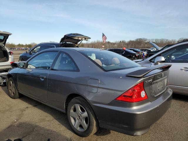 1HGEM22965L047672 - 2005 HONDA CIVIC EX GRAY photo 2