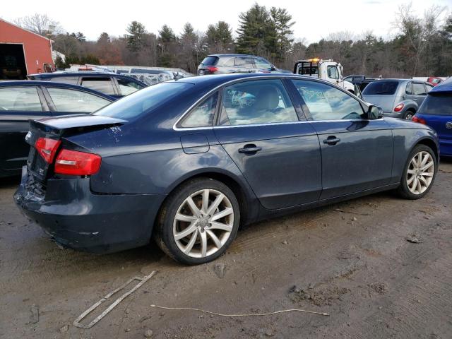 WAUFFAFL3DA065745 - 2013 AUDI A4 PREMIUM PLUS BLUE photo 3