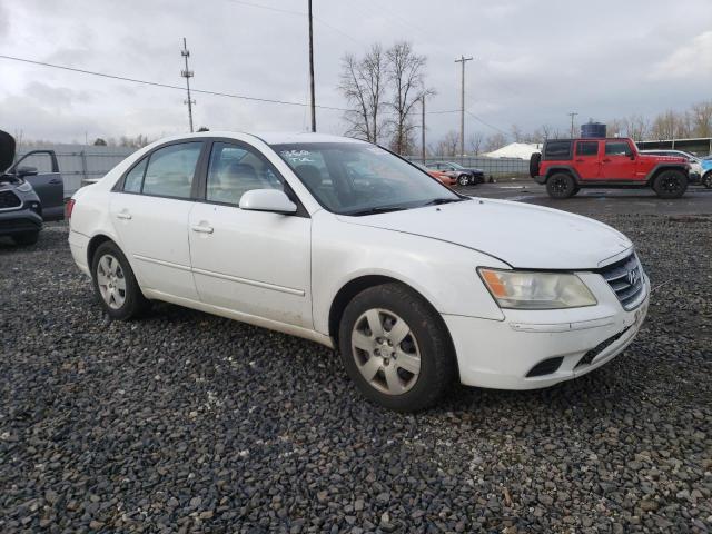 5NPET46C79H489390 - 2009 HYUNDAI SONATA GLS WHITE photo 4