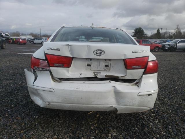 5NPET46C79H489390 - 2009 HYUNDAI SONATA GLS WHITE photo 6