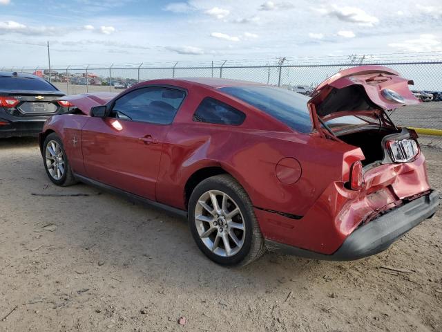 1ZVBP8AN1A5104477 - 2010 FORD MUSTANG RED photo 2