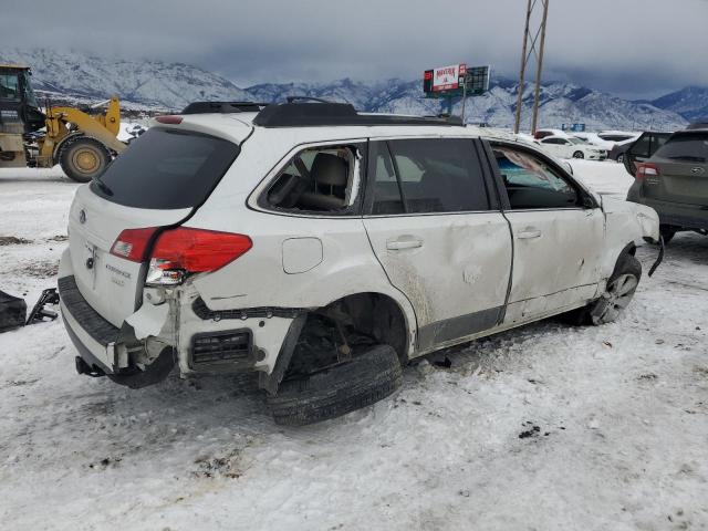 4S4BRBFC1B3433139 - 2011 SUBARU OUTBACK 2.5I PREMIUM WHITE photo 3