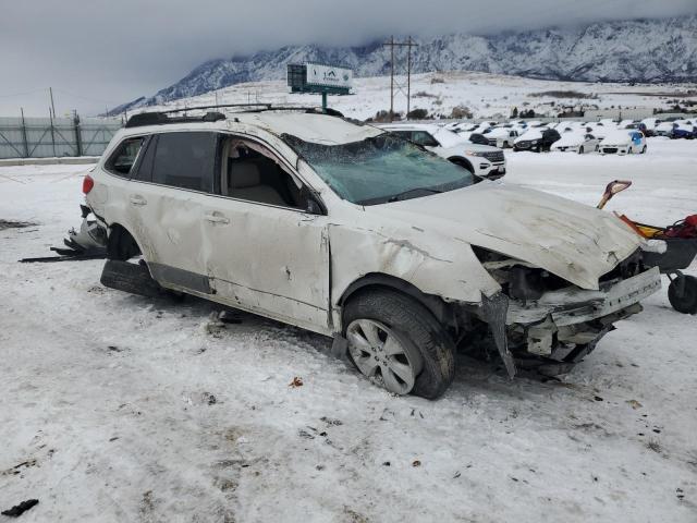 4S4BRBFC1B3433139 - 2011 SUBARU OUTBACK 2.5I PREMIUM WHITE photo 4