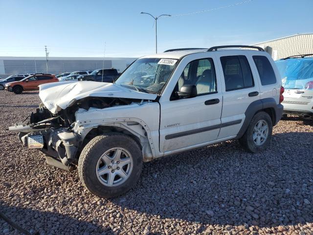 1J4GK48K24W225779 - 2004 JEEP LIBERTY SPORT WHITE photo 1