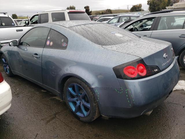 JNKCV54E76M707372 - 2006 INFINITI G35 BLUE photo 2