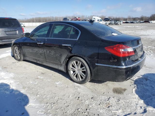 KMHGC4DD6CU206992 - 2012 HYUNDAI GENESIS 3.8L BLACK photo 2