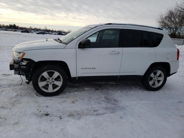 1J4NF4FBXBD154709 - 2011 JEEP COMPASS WHITE photo 1