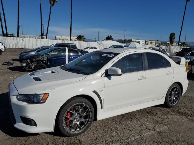 JA32W5FV0EU009609 - 2014 MITSUBISHI LANCER EVOLUTION MR WHITE photo 1