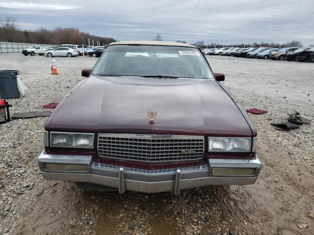 1G6CB5337L4208080 - 1990 CADILLAC FLEETWOOD BURGUNDY photo 5