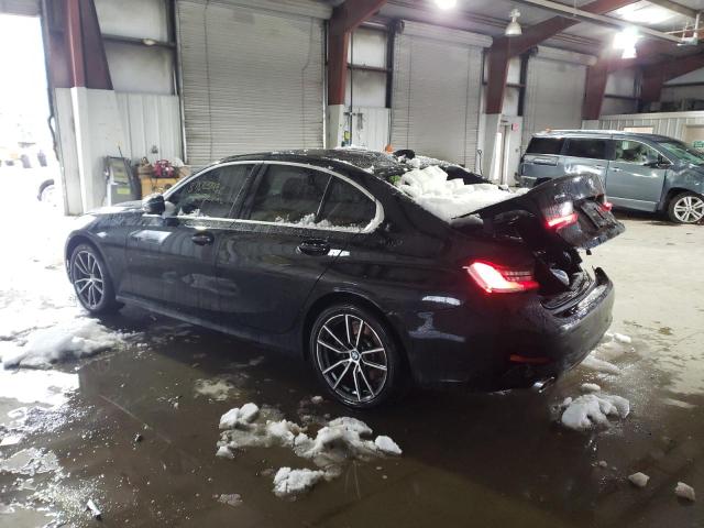WBA5R7C50KFH09491 - 2019 BMW 330XI أسود صورة 2