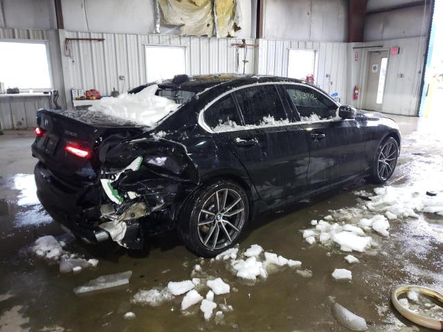 WBA5R7C50KFH09491 - 2019 BMW 330XI أسود صورة 3