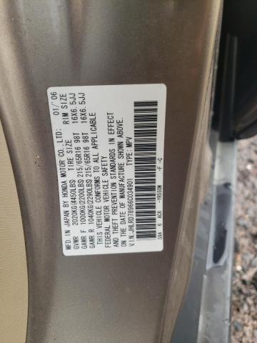 JHLRD78966C034901 - 2006 HONDA CR-V SE TAN photo 13