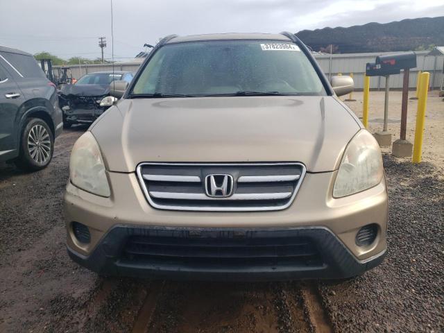 JHLRD78966C034901 - 2006 HONDA CR-V SE TAN photo 5