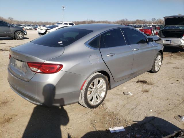 1C3CCCAB9FN689378 - 2015 CHRYSLER 200 LIMITED SILVER photo 3