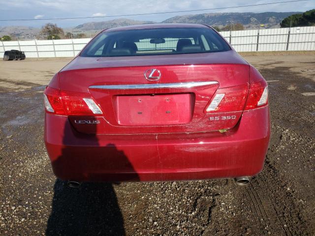 JTHBJ46G892305652 - 2009 LEXUS ES 350 RED photo 6