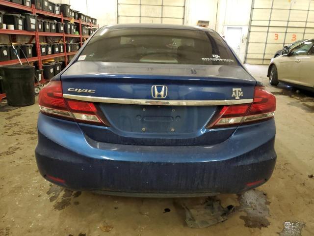 19XFB2F81FE063315 - 2015 HONDA CIVIC EX BLUE photo 6