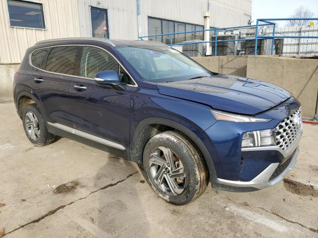 5NMS6DAJ7MH320329 - 2021 HYUNDAI SANTA FE SEL Կապույտ լուսանկար 4