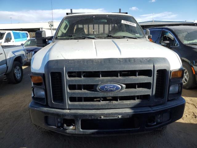 1FTWW31578EB26195 - 2008 FORD F350 SRW SUPER DUTY WHITE photo 5