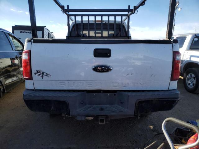 1FTWW31578EB26195 - 2008 FORD F350 SRW SUPER DUTY WHITE photo 6