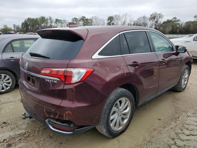 5J8TB3H34GL010645 - 2016 ACURA RDX BURGUNDY photo 3