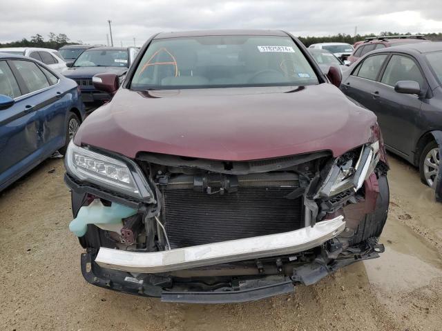 5J8TB3H34GL010645 - 2016 ACURA RDX BURGUNDY photo 5