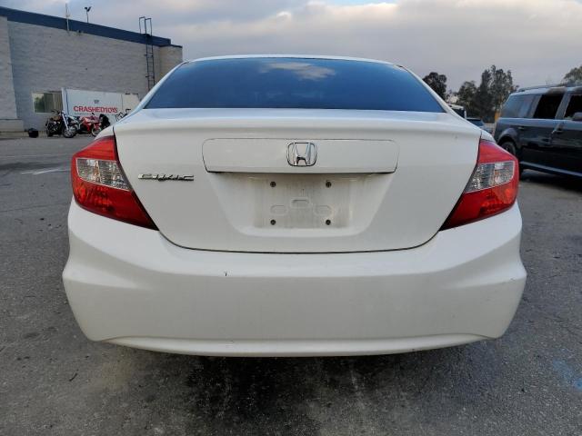 19XFB2F55CE391595 - 2012 HONDA CIVIC LX WHITE photo 6