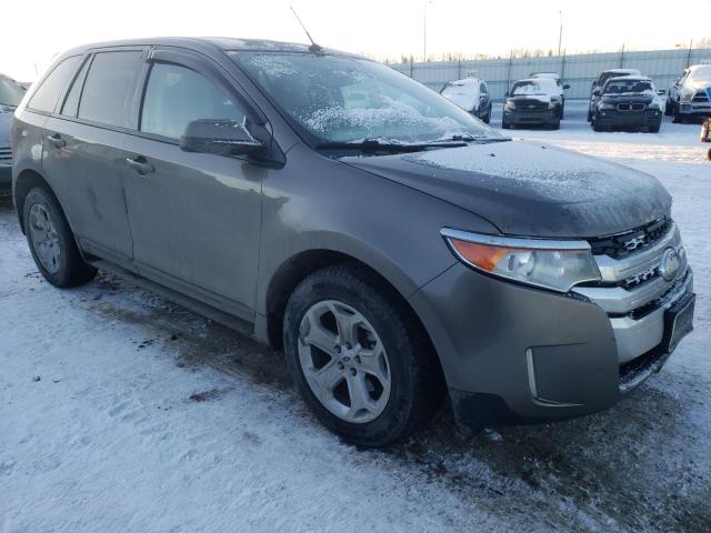 2FMDK3J90DBA98814 - 2013 FORD EDGE SEL GRAY photo 4