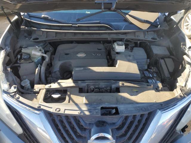 5N1AZ2MG4FN201954 - 2015 NISSAN MURANO S GRAY photo 11