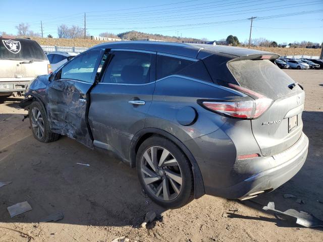 5N1AZ2MG4FN201954 - 2015 NISSAN MURANO S GRAY photo 2