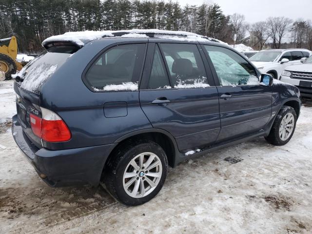 5UXFA13566LY40990 - 2006 BMW X5 3.0I BLUE photo 3