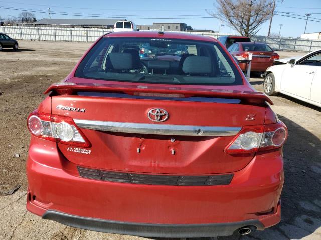2T1BU4EE9CC896124 - 2012 TOYOTA COROLLA BASE 红色 照片 6