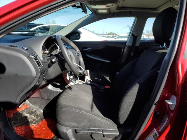 2T1BU4EE9CC896124 - 2012 TOYOTA COROLLA BASE 红色 照片 7