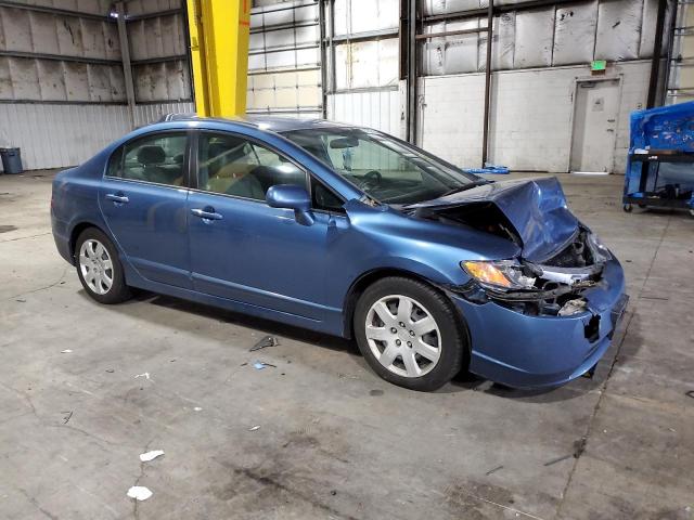 1HGFA16586L043705 - 2006 HONDA CIVIC LX BLUE photo 4