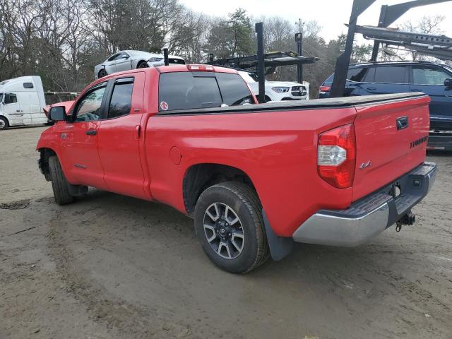 5TFUY5F14FX450225 - 2015 TOYOTA TUNDRA DOUBLE CAB SR/SR5 RED photo 2