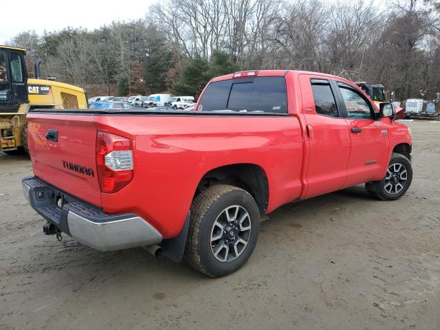 5TFUY5F14FX450225 - 2015 TOYOTA TUNDRA DOUBLE CAB SR/SR5 RED photo 3