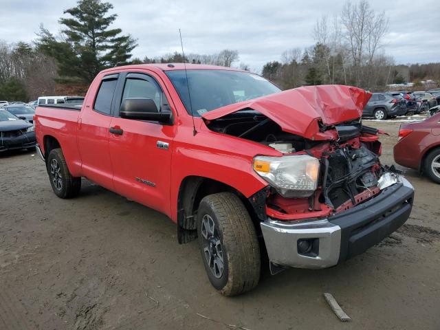 5TFUY5F14FX450225 - 2015 TOYOTA TUNDRA DOUBLE CAB SR/SR5 RED photo 4