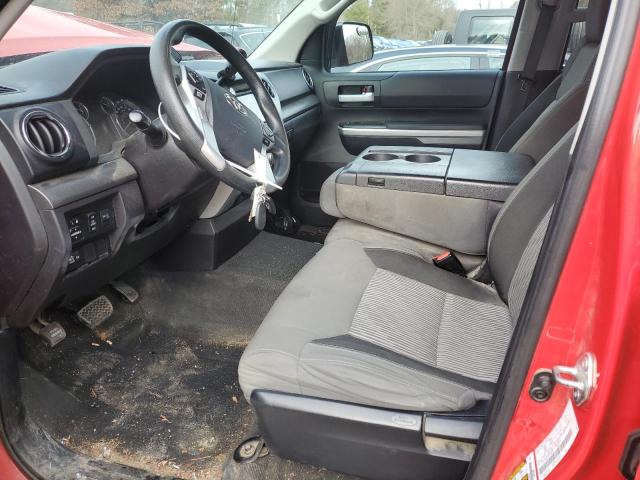 5TFUY5F14FX450225 - 2015 TOYOTA TUNDRA DOUBLE CAB SR/SR5 RED photo 7