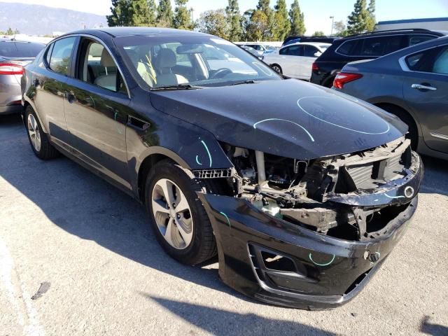 KNAGM4AD0E5065952 - 2014 KIA OPTIMA HYBRID BLACK photo 4