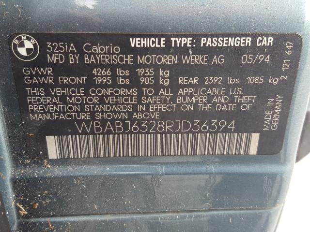 WBABJ6328RJD36394 - 1994 BMW 325 IC AUTOMATIC  照片 10
