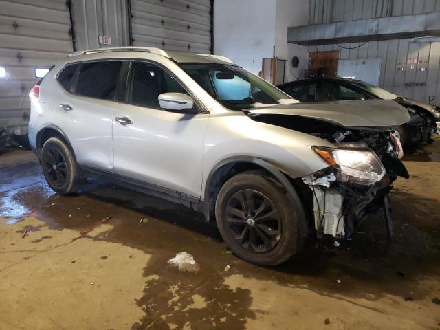 KNMAT2MT1GP644300 - 2016 NISSAN ROGUE S SILVER photo 4