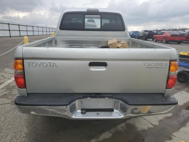 5TEGN92N01Z868806 - 2001 TOYOTA TACOMA DOUBLE CAB PRERUNNER SILVER photo 6