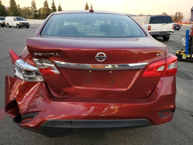 3N1AB7AP2GY268151 - 2016 NISSAN SENTRA S BURGUNDY photo 6