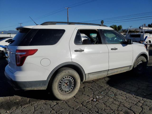 1FM5K7B86DGB15187 - 2013 FORD EXPLORER WHITE photo 3