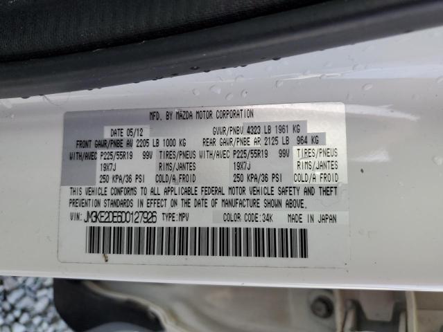 JM3KE2DE6D0127926 - 2013 MAZDA CX-5 GT WHITE photo 13