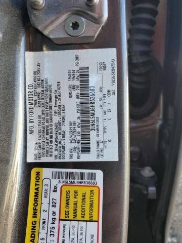 3LN6L5MU6HR636683 - 2017 LINCOLN MKZ HYBRID RESERVE GRAY photo 12