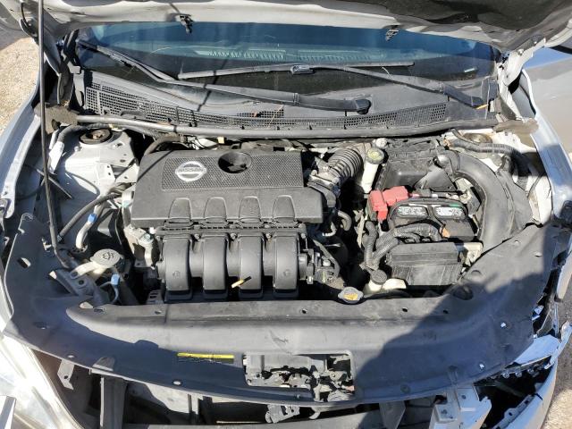 3N1AB7AP7FL649912 - 2015 NISSAN SENTRA S SILVER photo 11