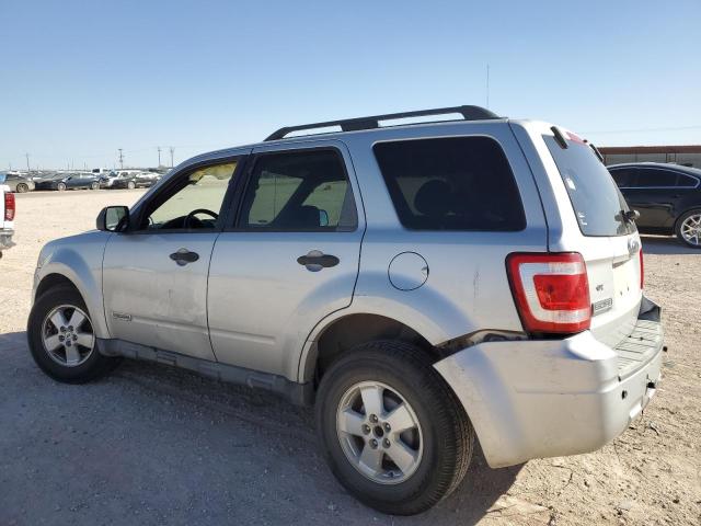 1FMCU03Z58KA10367 - 2008 FORD ESCAPE XLT SILVER photo 2