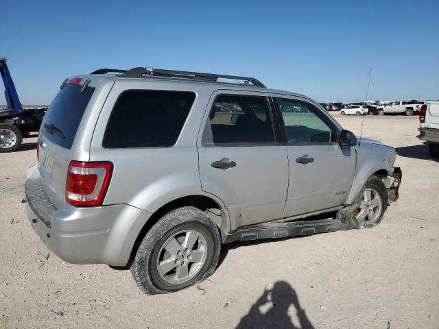 1FMCU03Z58KA10367 - 2008 FORD ESCAPE XLT SILVER photo 3