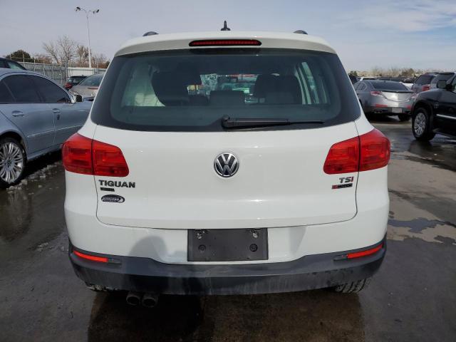 WVGBV7AX4HK046053 - 2017 VOLKSWAGEN TIGUAN S WHITE photo 6